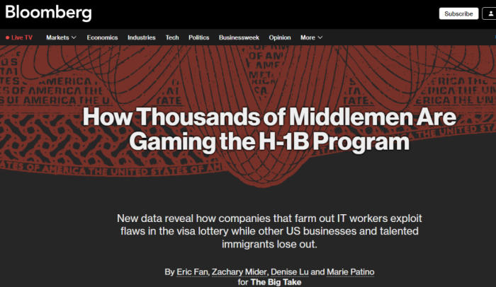 H-1B抽签惊天内幕