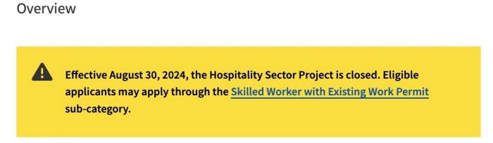 Hospitality Sector Projec