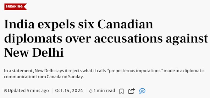 印度政府展开报复