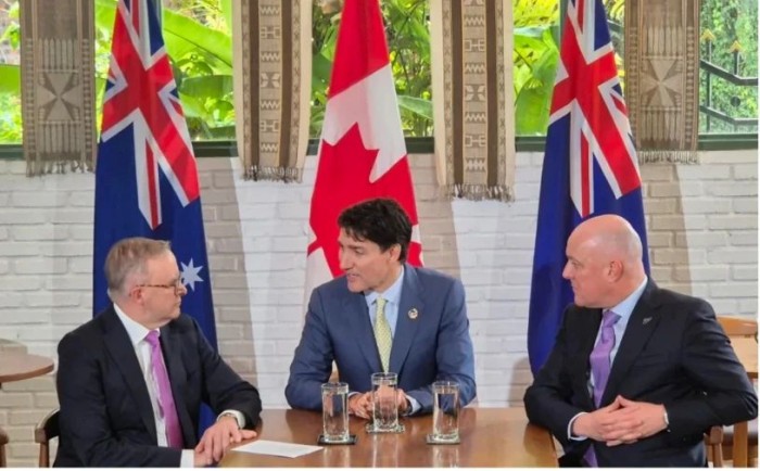 加澳新三国领袖会晤