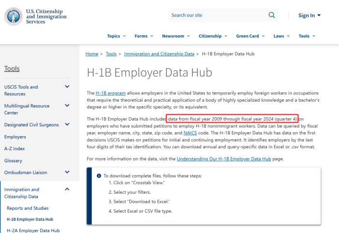 H-1B工签雇主名单