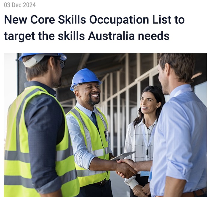 澳洲CSOL职业清单