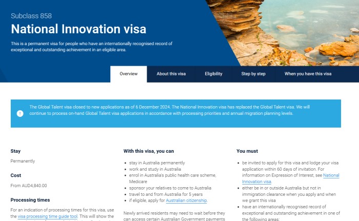澳大利亚NIV签证