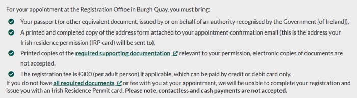 如何注册爱尔兰移民居留许可