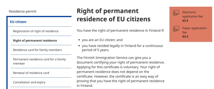 欧盟公民在芬兰特权