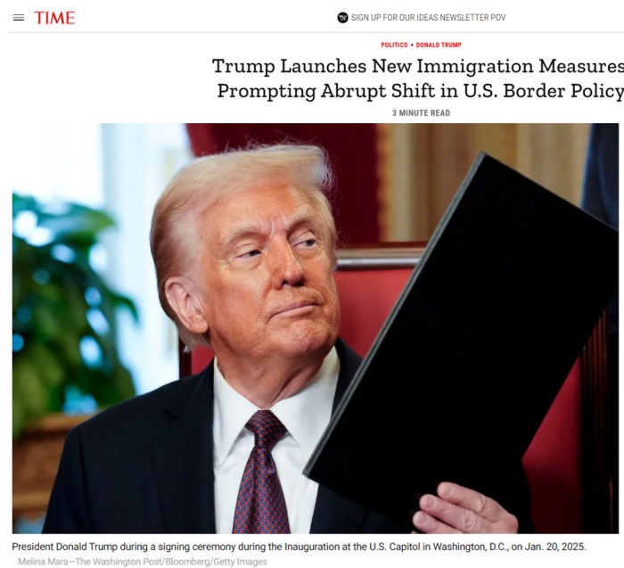 宣布美国南部边境进入紧急状态