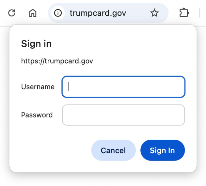 特朗普金卡申请官网