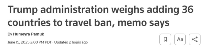 美国旅行禁令 美国旅行禁令