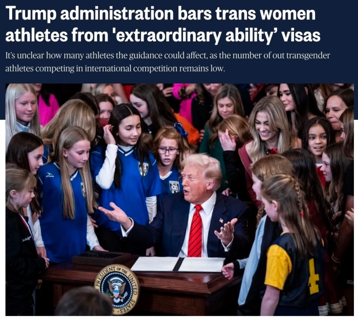 跨性别女性签证受限