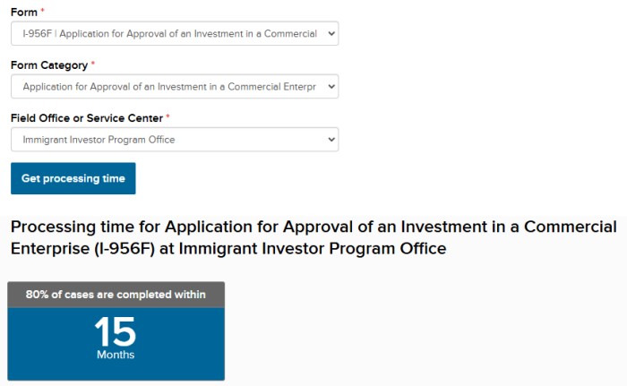 I-956F（项目预审批）