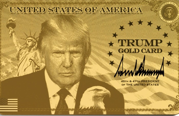 特朗普金卡