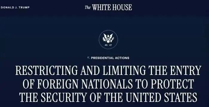 川普禁令再升级