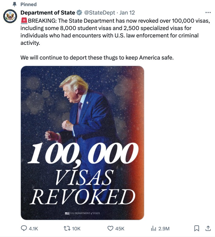 撤销签证的原因 撤销签证的原因