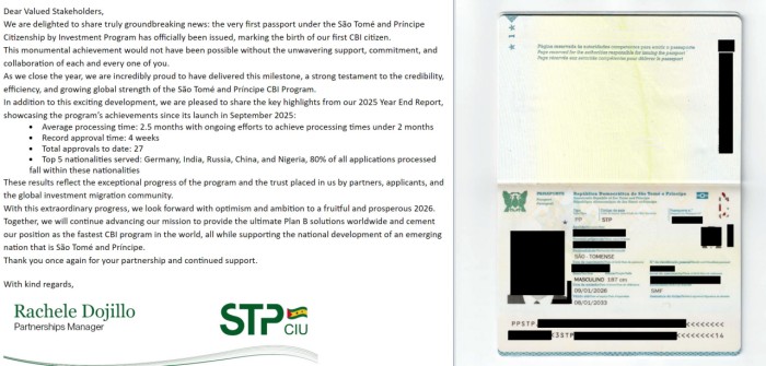 圣多美投资入籍计划