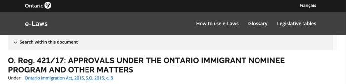 安省OINP重构启动