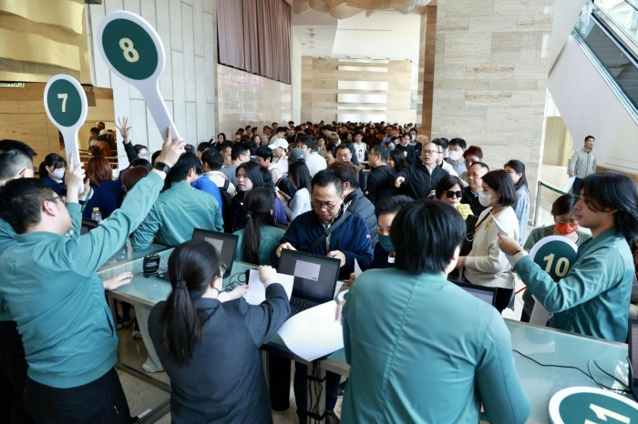 「瑜意」首轮销售场面