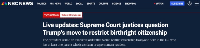 美国“在美出生即公民”或彻底终结