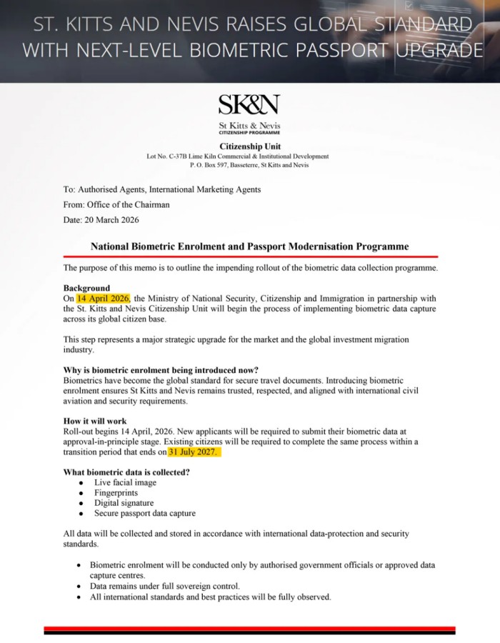 圣基茨投资入籍需要打指纹 圣基茨投资入籍需要打指纹